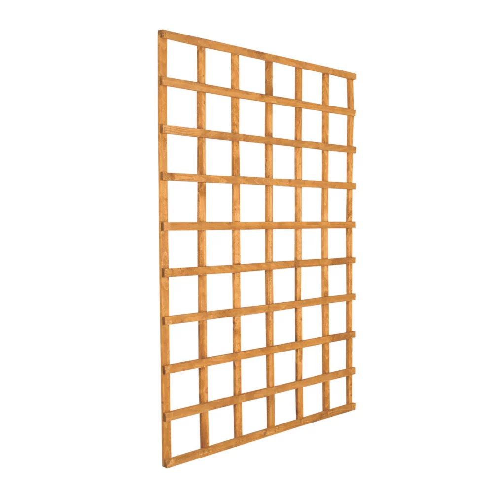 Forest Softwood Rectangular Trellis X 6 Pack - Image 4