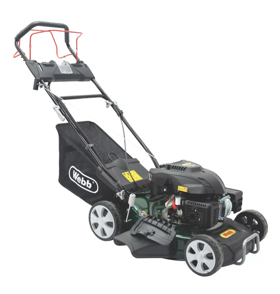 Webb WER460ES 46cm 173cc Self-Propelled Rotary Lawn Mower