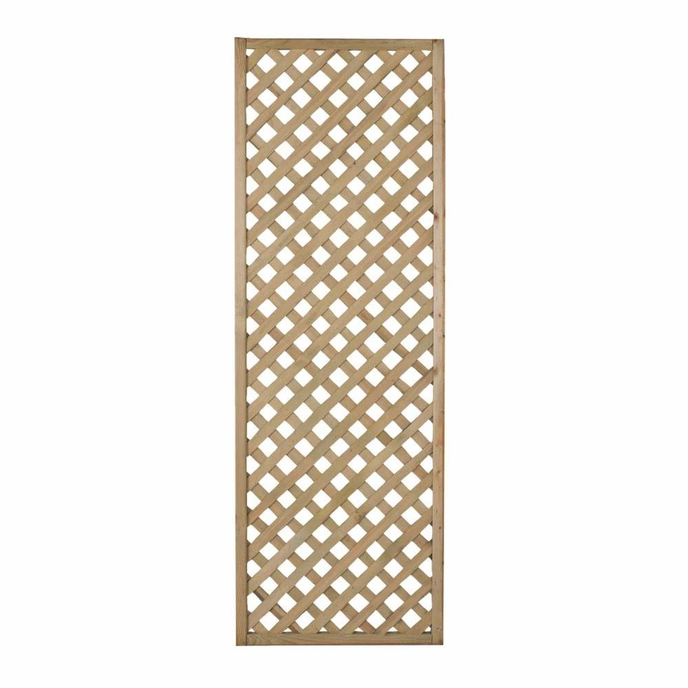 Forest Rosemore Softwood Rectangular Trellis 2 X 6' 3 Pack