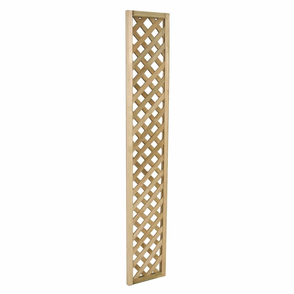 Forest Rosemore Softwood Rectangular Trellis 1 X 6' 5 Pack - Image 2