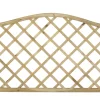 Forest Hamburg Lattice Curved Top Garden Screens 6 X 3' 5 Pack
