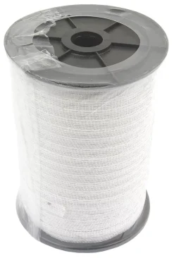 Stockshop Electric Fence Polytape White 12mm X 200m