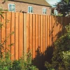Rowlinson Vertical Board Feather Edge Fence Panels Natural Timber 1.8 X 1.2m Pack Of 3