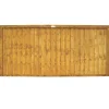 Forest Closeboard Fence Panels Golden Brown 6 X 3' Pack Of 9