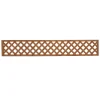 Forest Fence Topper Softwood Rectangular Trellis 6 X 1' 5 Pack