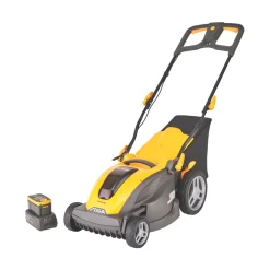 Stiga Combi 340e Kit 48V 1 X 4Ah Li-Ion E-Power Brushless Cordless 38cm Hand-Propelled Rotary Lawn Mower