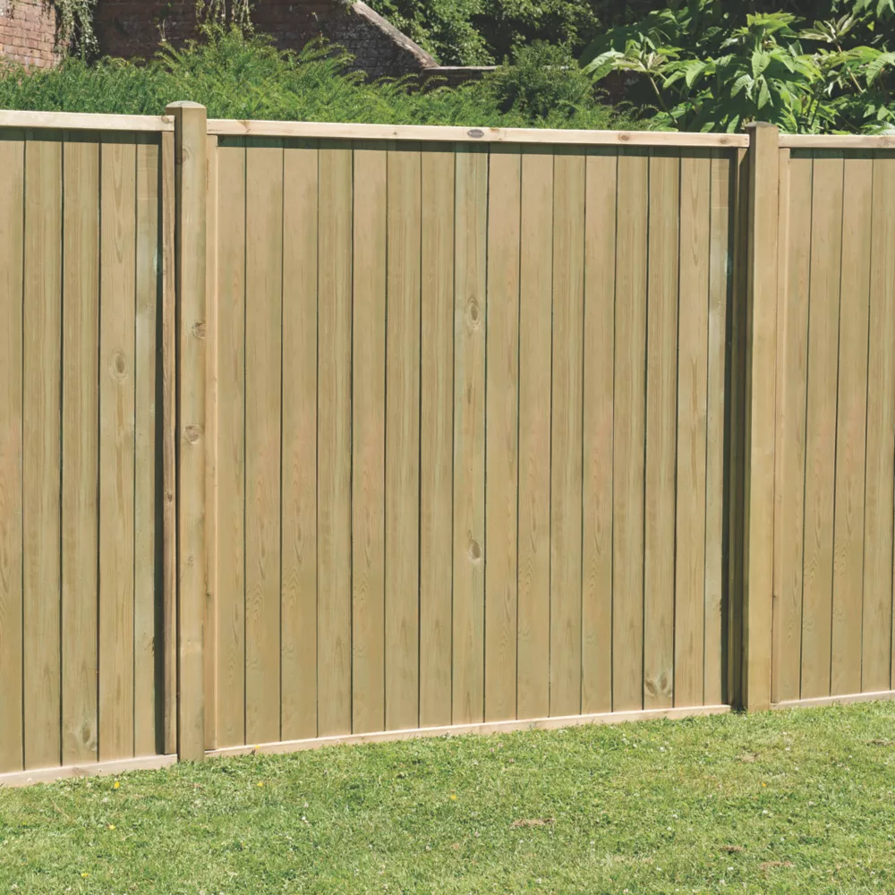 Forest VTGP5PK3HD Vertical Tongue & Groove Fence Panels Natural Timber 6 X 5' Pack Of 3 - Image 3