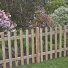 Forest Ultima Picket Fence Panel Natural Timber X Pack Of 4