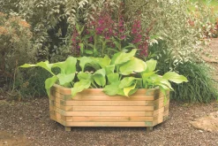 Forest Richmond Rectangular Planter Natural Wood 1000 X 500 X 360mm