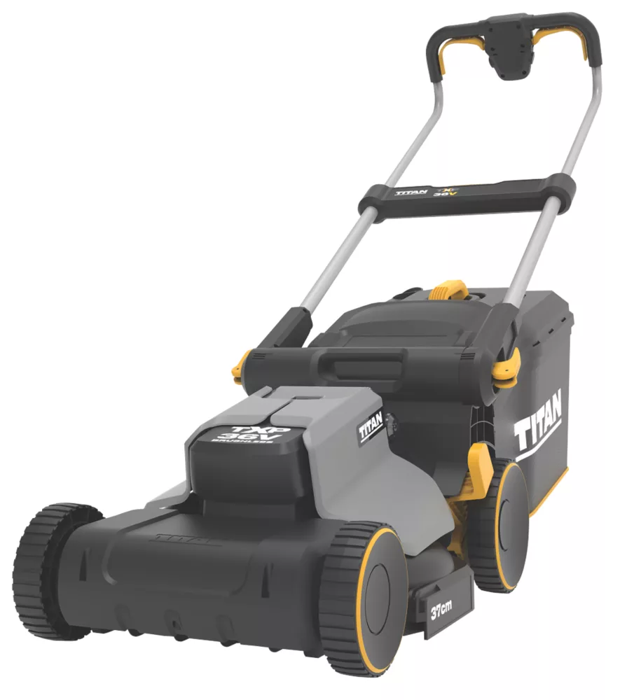 Titan 36V 1 X 4.0Ah Li-Ion TXP Brushless Cordless 37cm Rotary Lawn Mower
