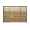 Forest Kyoto Slatted Top Fence Panels Natural Timber 6 X 4&apos; Pack Of 3