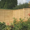 Rowlinson Traditional Lap Lap Fence Panels Natural Timber 1.8 X 0.9m Pack Of 3