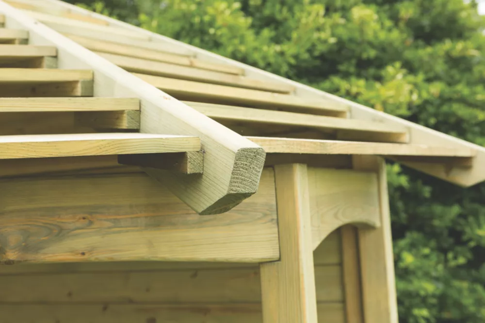 Forest Venetian 6' 6" X 5' (Nominal) Hexagonal Timber Arbour - Image 6