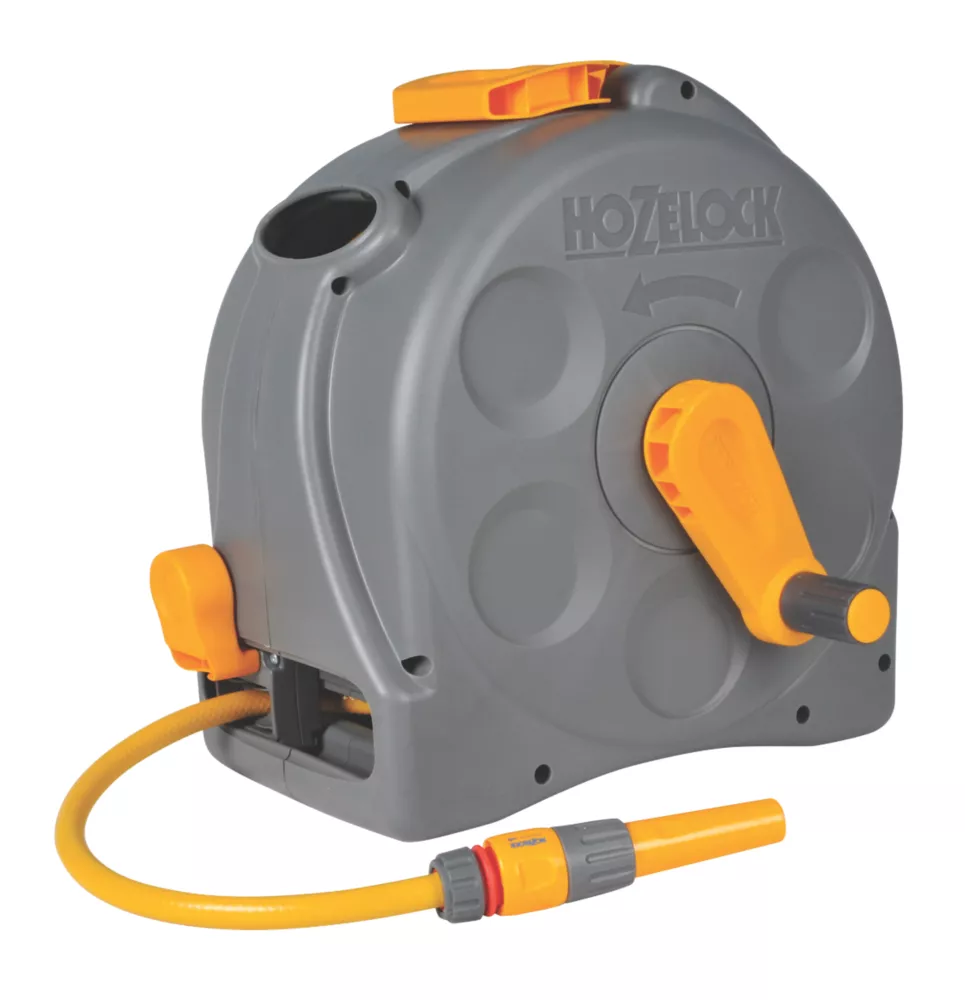Hozelock 2-in-1 Compact Reel With Hose 25m