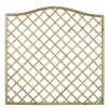 Forest Hamburg Lattice Curved Top Garden Screens 6 X 6&apos; 10 Pack