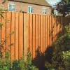 Rowlinson Vertical Board Feather Edge Fence Panels Honey Brown 1.8 X 0.9m Pack Of 3