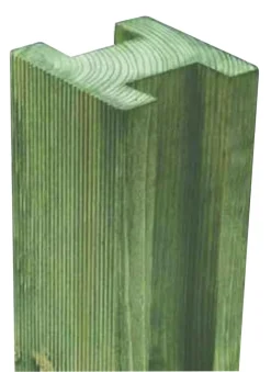 Forest Reeded Fence Posts 95 X 95mm X 2.4m 5 Pack