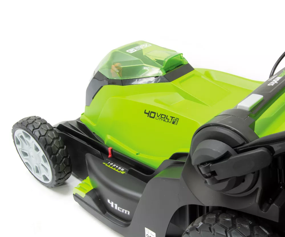 Greenworks GWG40LM41 40V Li-Ion Cordless 41cm Lawn Mower - Bare - Image 5