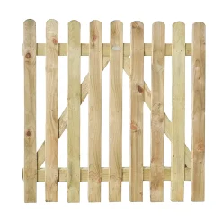 Forest Garden Gate 1000 X 900mm Natural Timber