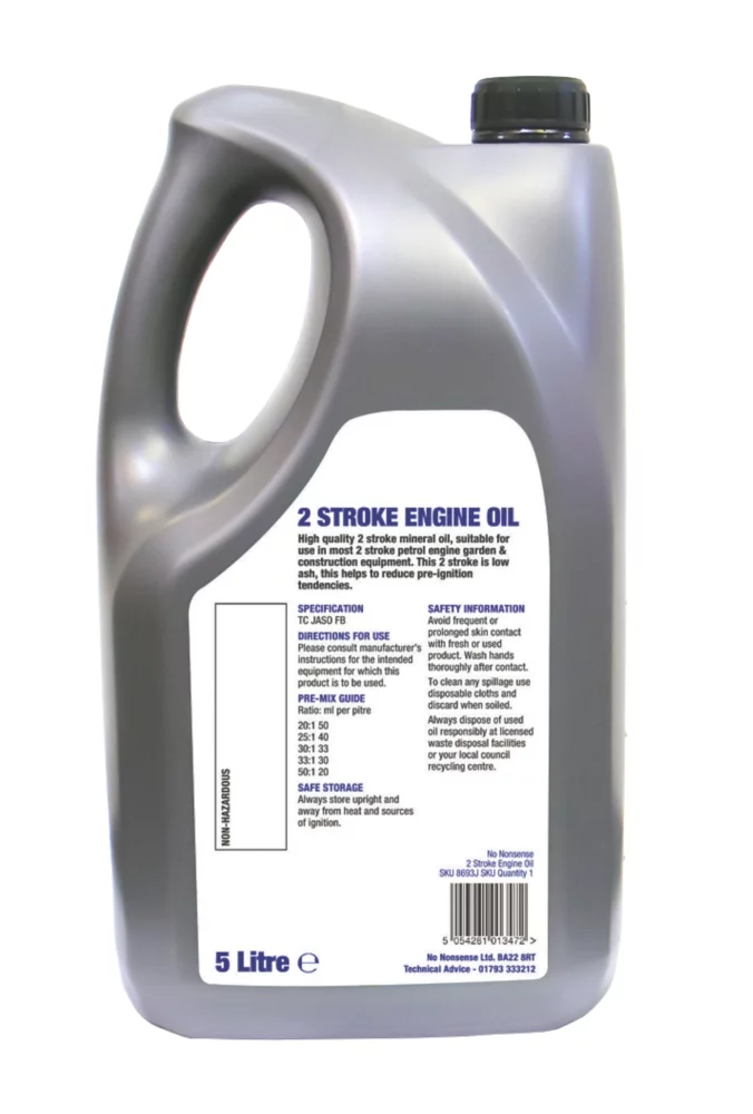 No Nonsense HP-135SF 2-Stroke Oil 5Ltr - Image 2