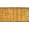 Forest Closeboard Fence Panels Golden Brown 6 X 3' Pack Of 3