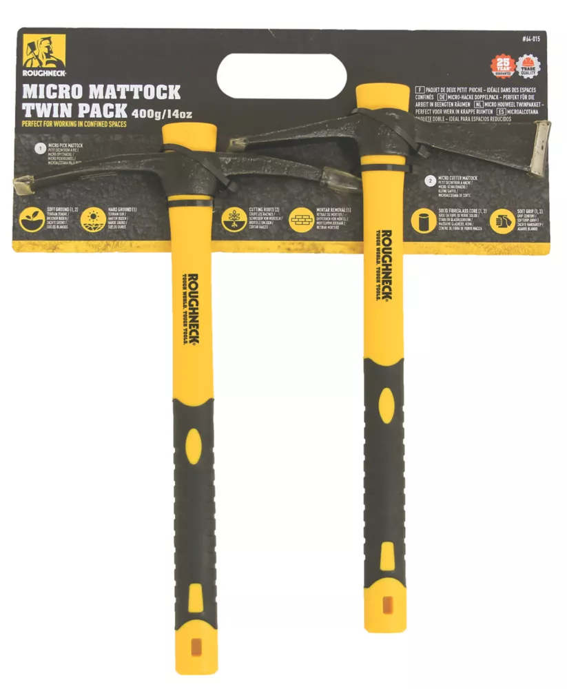 Roughneck Micro Pick & Mattock Set 2 Pieces - Image 5