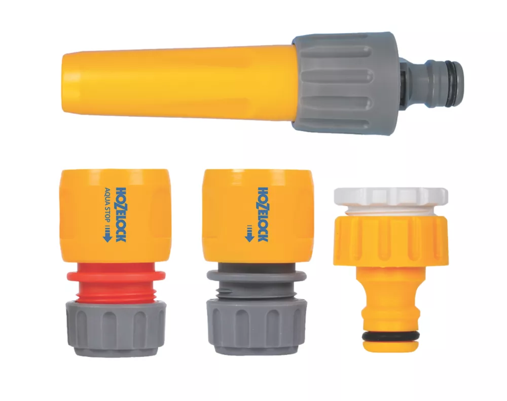 Hozelock Sprayer & Hose Fittings Starter Kit 4 Pieces