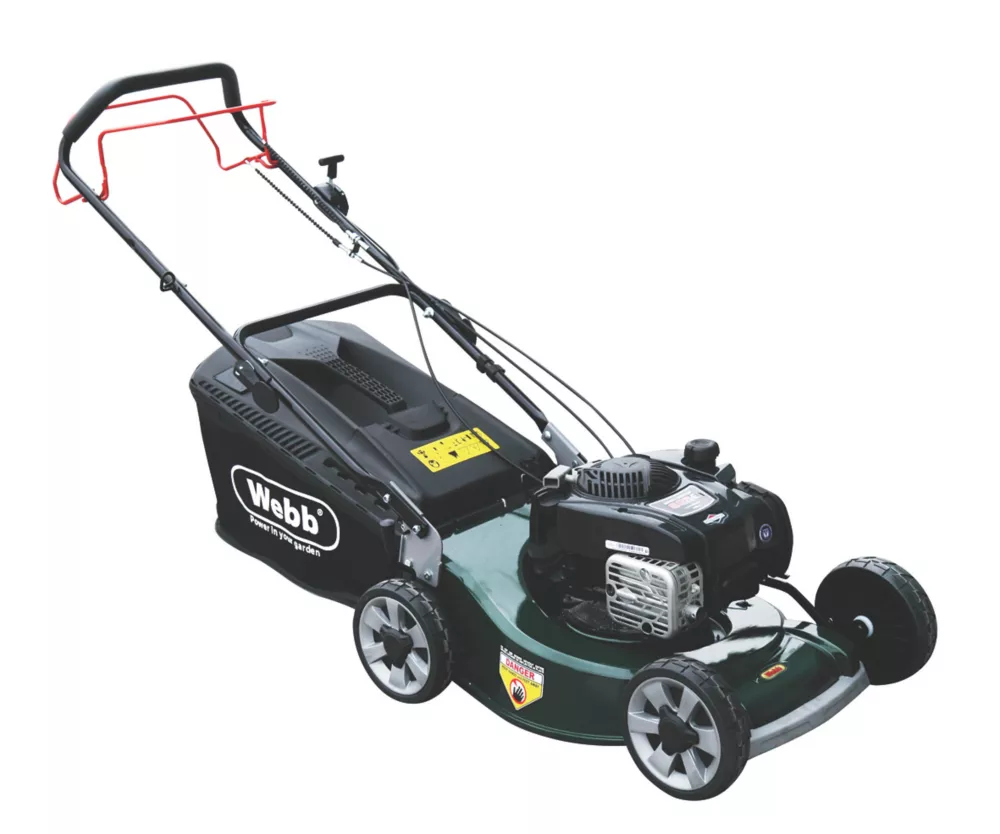 Webb WER19ALSP 48cm 150cc Self-Propelled Rotary Petrol Lawn Mower - Image 2