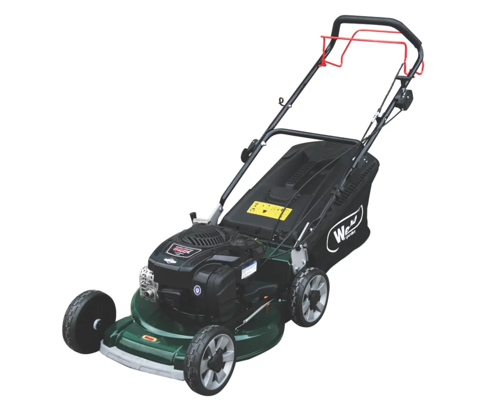 Webb WER19ALSP 48cm 150cc Self-Propelled Rotary Petrol Lawn Mower