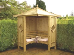 Shire 4&apos; X 4&apos; (Nominal) Pyramid Timber Arbour